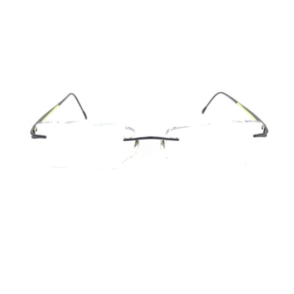 Silhouette 7622 50 6058 Titanium Black Green Rimless Eyeglasses Frames 19 140 - Picture 6 of 13